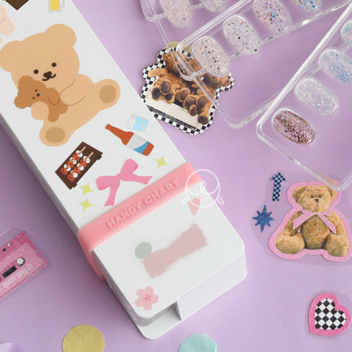 Danjinail Summer Peach Handy Chart Band Pink - Tools