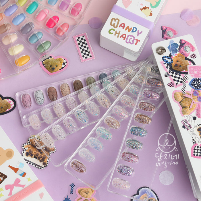 Danjinail Summer Peach Handy Chart Case (purple band) - Tools