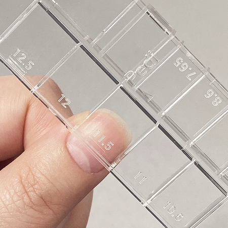Danjinail Summer Peach Nail Ruler - Tools