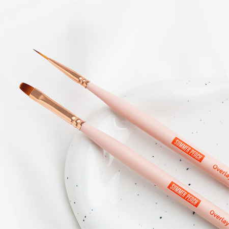 Danjinail Summer Peach Overlay Brush (oval + line) - Tools