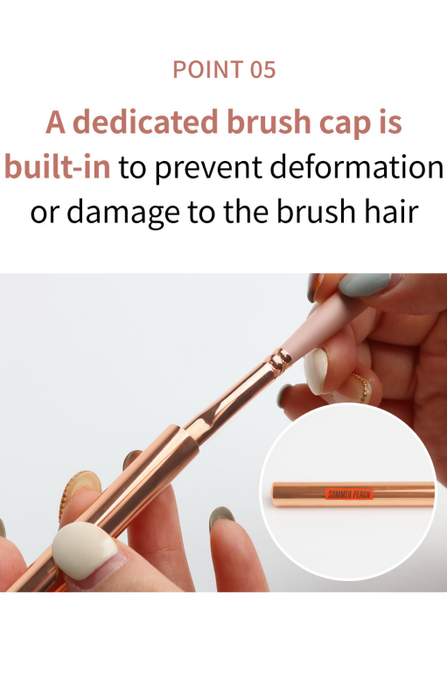 Danjinail Summer Peach Overlay Brush (oval + line) - Tools