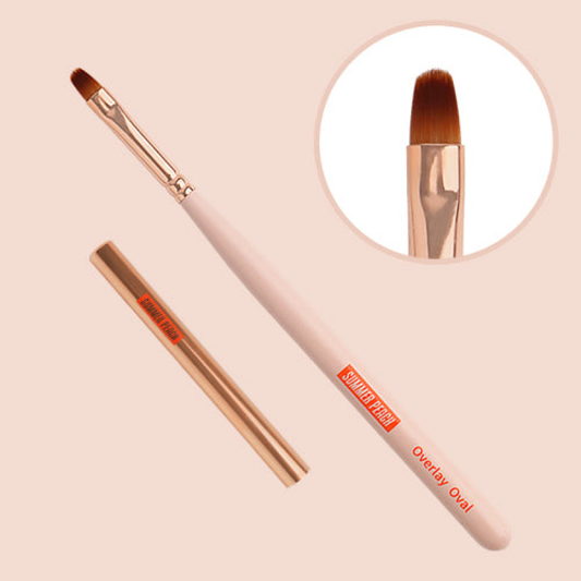 Danjinail Summer Peach Overlay Brush Oval - Tools