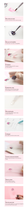 Danjinail Summer Peach Sticky Nail Art Palette Size L - Tools