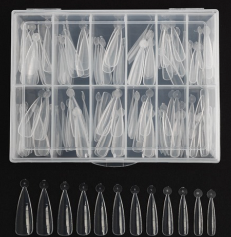 Danjinail Summer Peach Stiletto Dual Tip 130 pcs - Tools