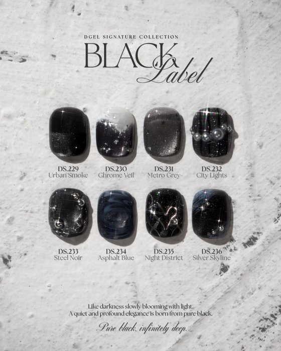 DGEL Black Label Collection 8pcs/set - Gel