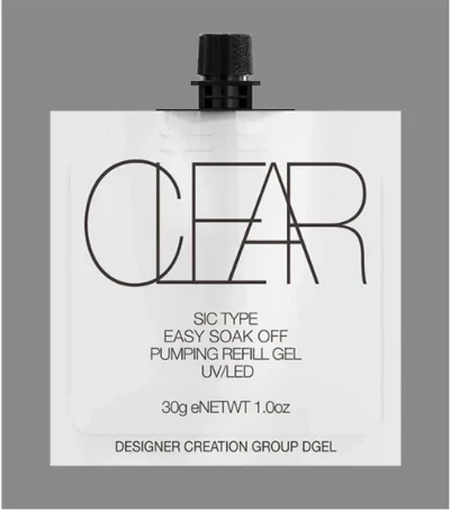 DGEL Pumping Clear Gel Refill SIC New - Gel