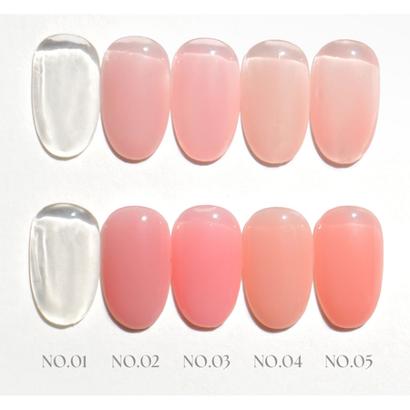 DGEL RUBBER BASE Collection - 5pcs/set - Gel