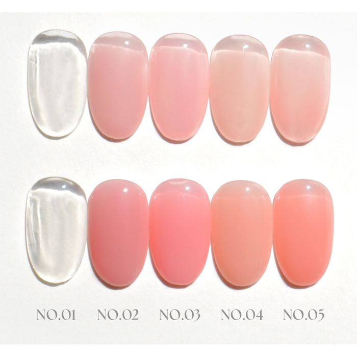 DGEL RUBBER BASE Collection - 5pcs/set - Gel