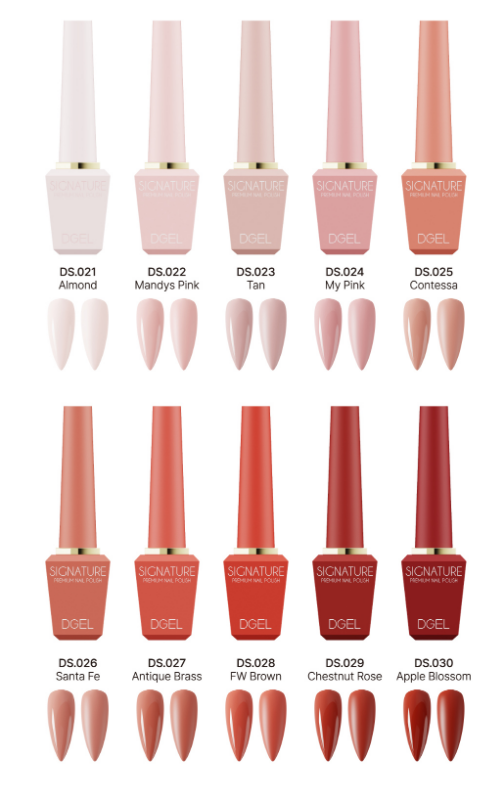 DGEL Signature Basic 100 Color Full Set (100x12ml) - Gel