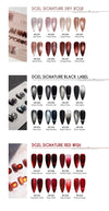 DGEL Signature Red Wish Magnetic Gel Collection 8pcs/set - Gel
