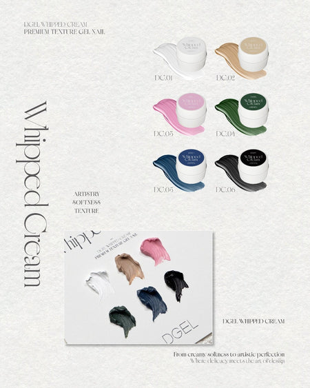 DGEL Whipped Cream Collection 6pcs/set - Gel