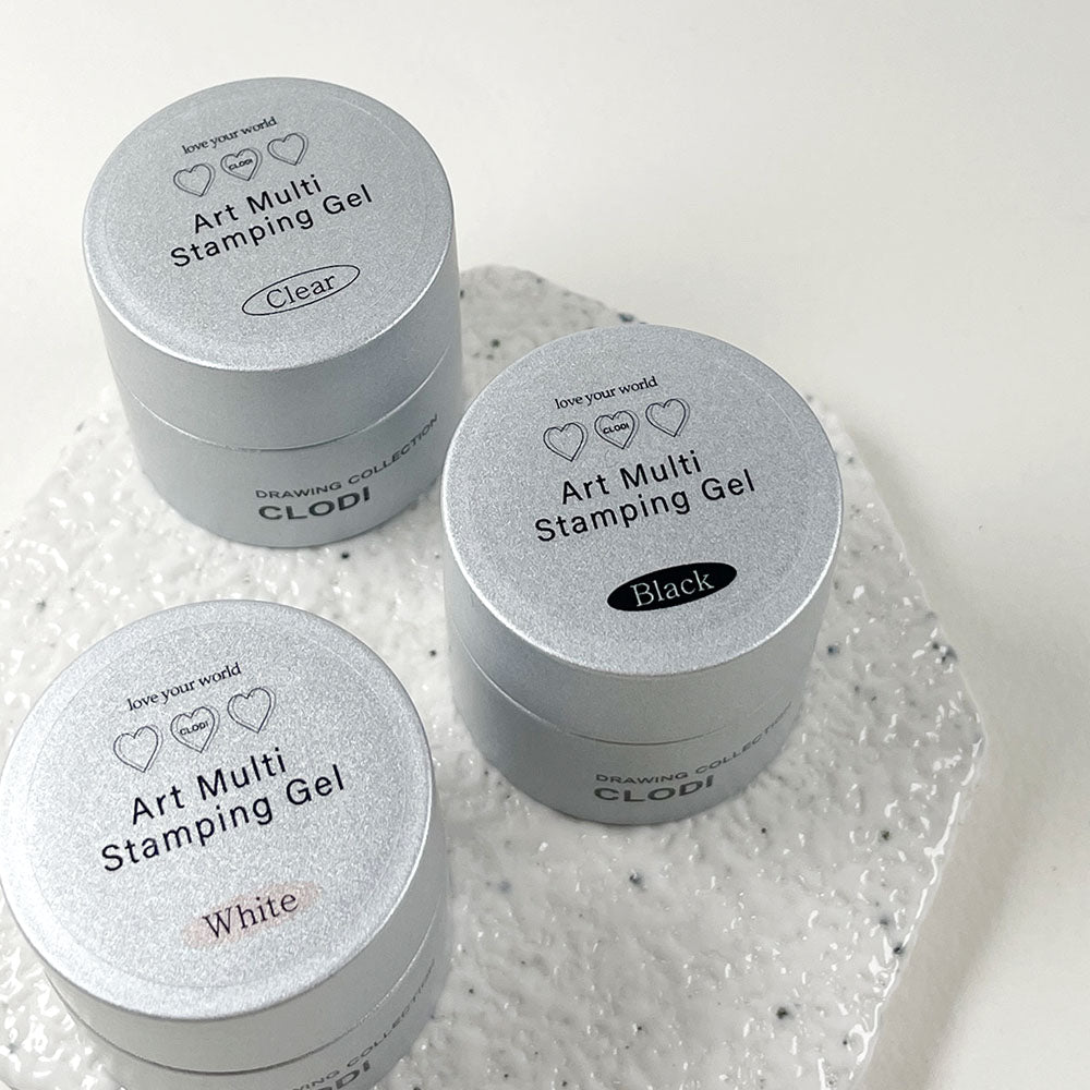 CLODI Art Multi Stamping Gel Basic Set (3 Colours)