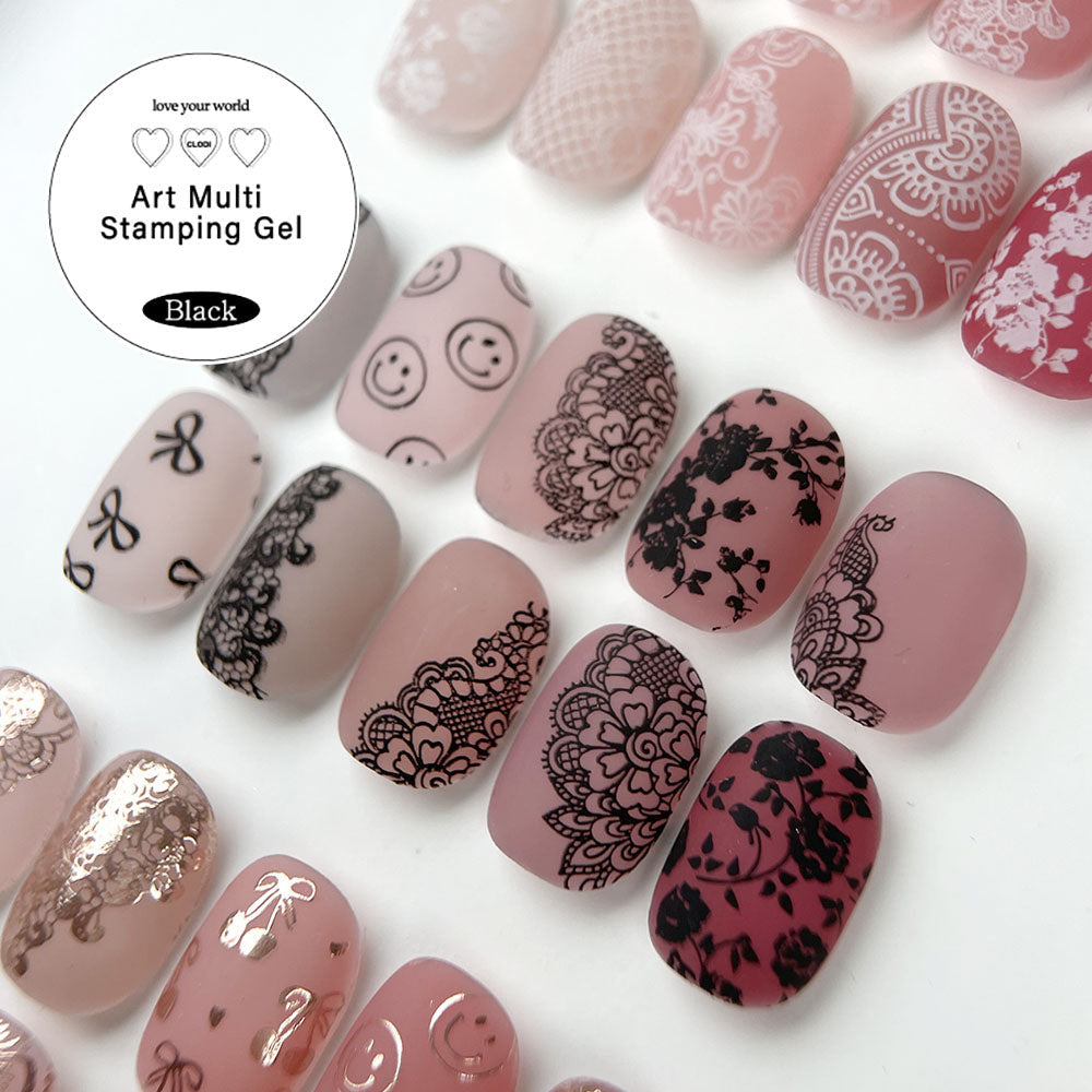 CLODI Art Multi Stamping Gel Basic Set (3 Colours)