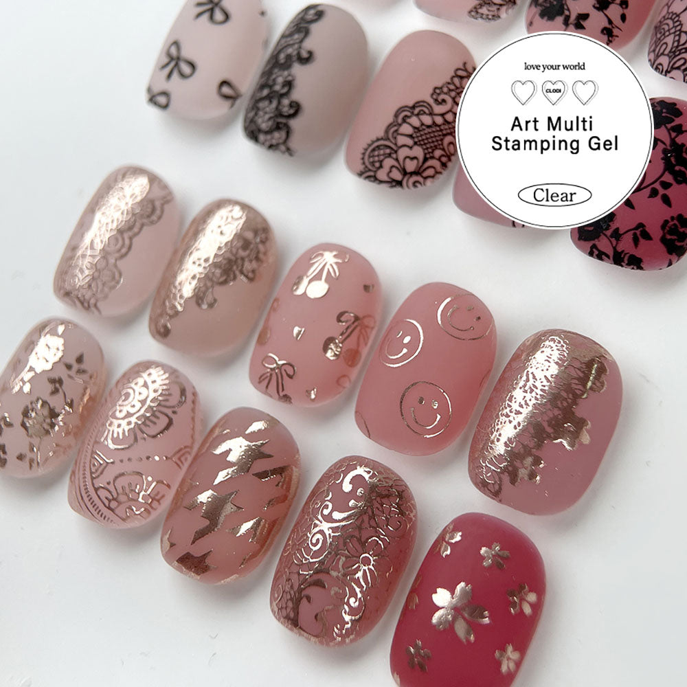 CLODI Art Multi Stamping Gel Basic Set (3 Colours)