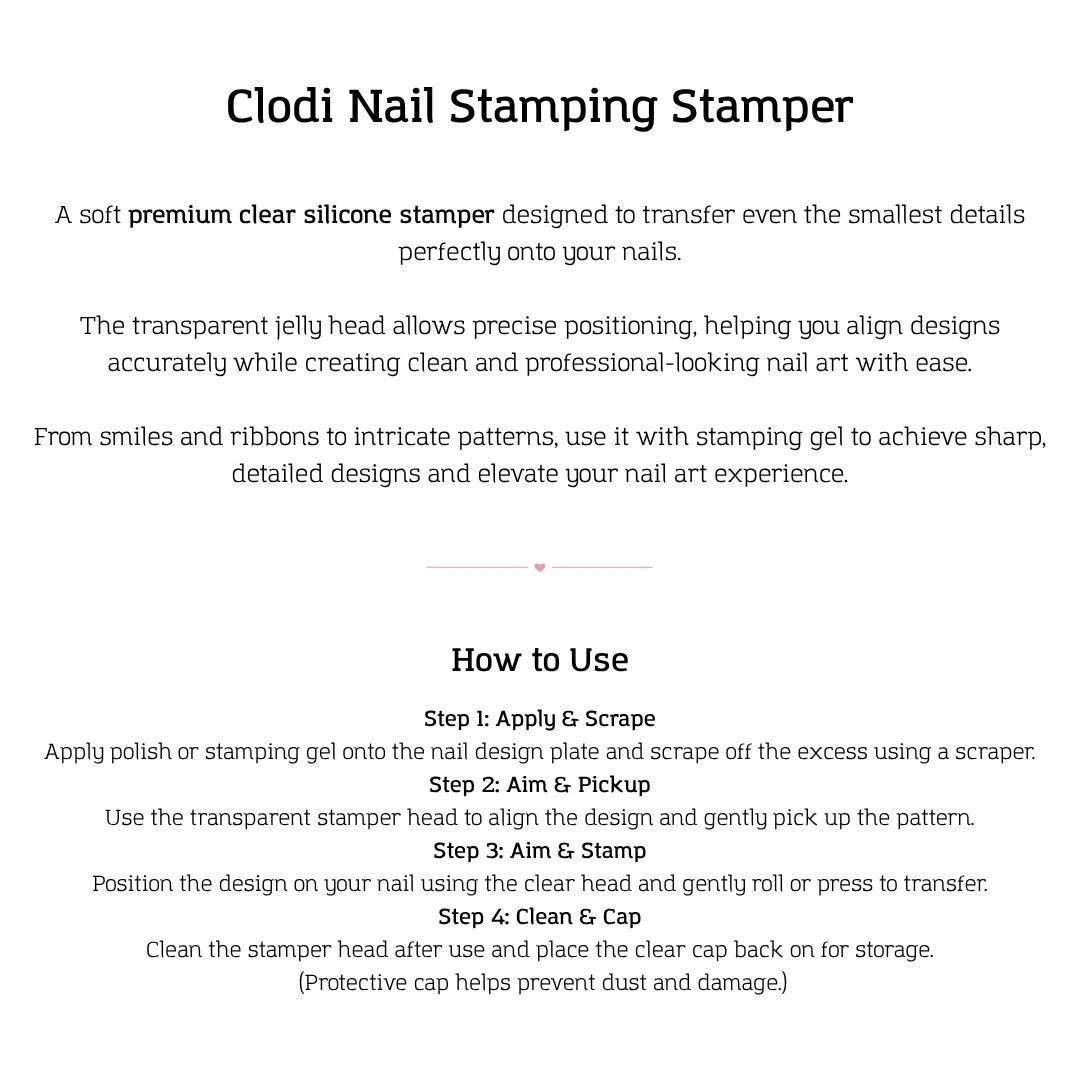 CLODI Art Multi Stamping Gel Basic Set (3 Colours)