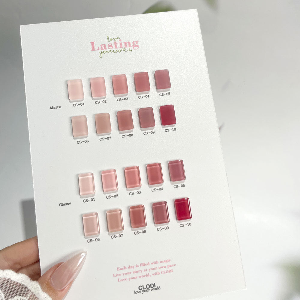 CLODI Lasting Syrup Gel Set (10 Colours) – Korean Nail Gel