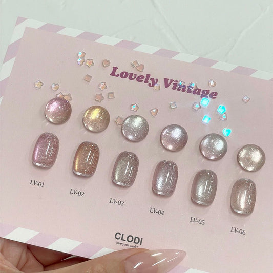 CLODI Lovely Vintage Magnetic Gel Set (6 Colours)