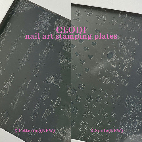 CLODI Nail Art Stamping Plate Set (2 Types)