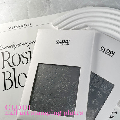CLODI Nail Art Stamping Plate Set (2 Types)