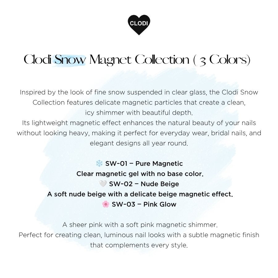 CLODI Snow Magnetic Gel Set (3 Colours)