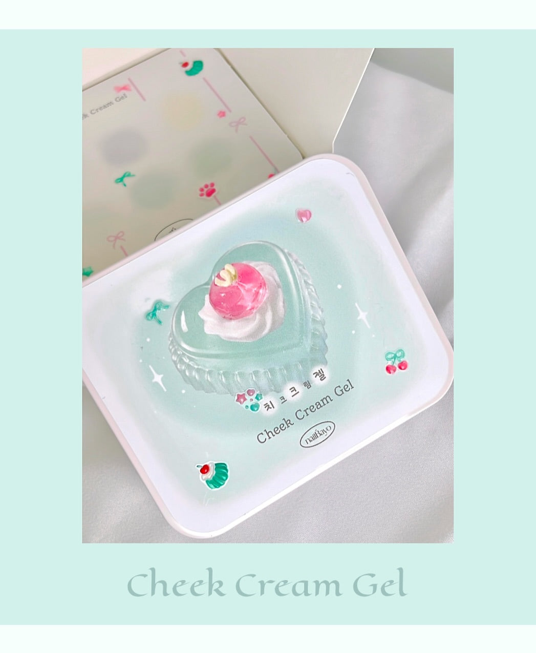 NAILBAYO Cheek Cream Gel Mint CK07–CK12 – 6-Colour Palette