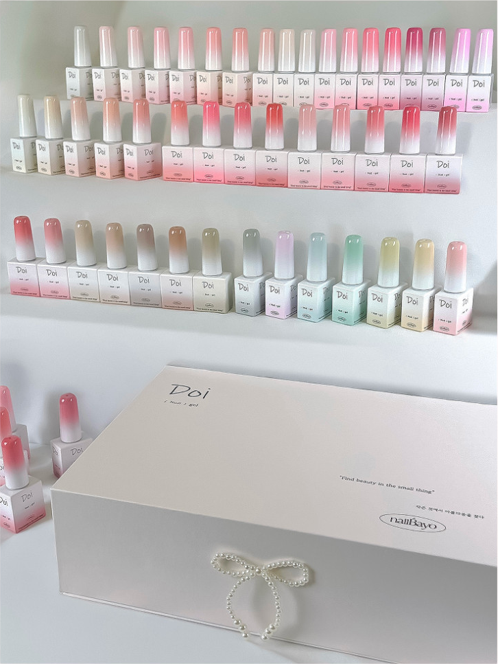Nailbayo DOI Core Nudi Gel DS01–DS50 Collection – 50 Colours