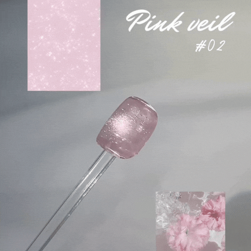 NAILBAYO Pink Veil Magnet Gel Collection – 5 Colours