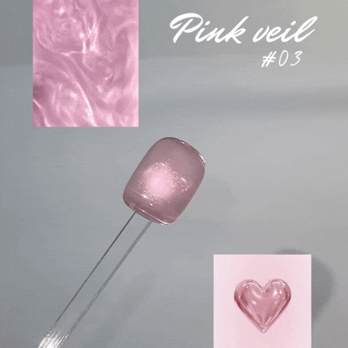 NAILBAYO Pink Veil Magnet Gel Collection – 5 Colours