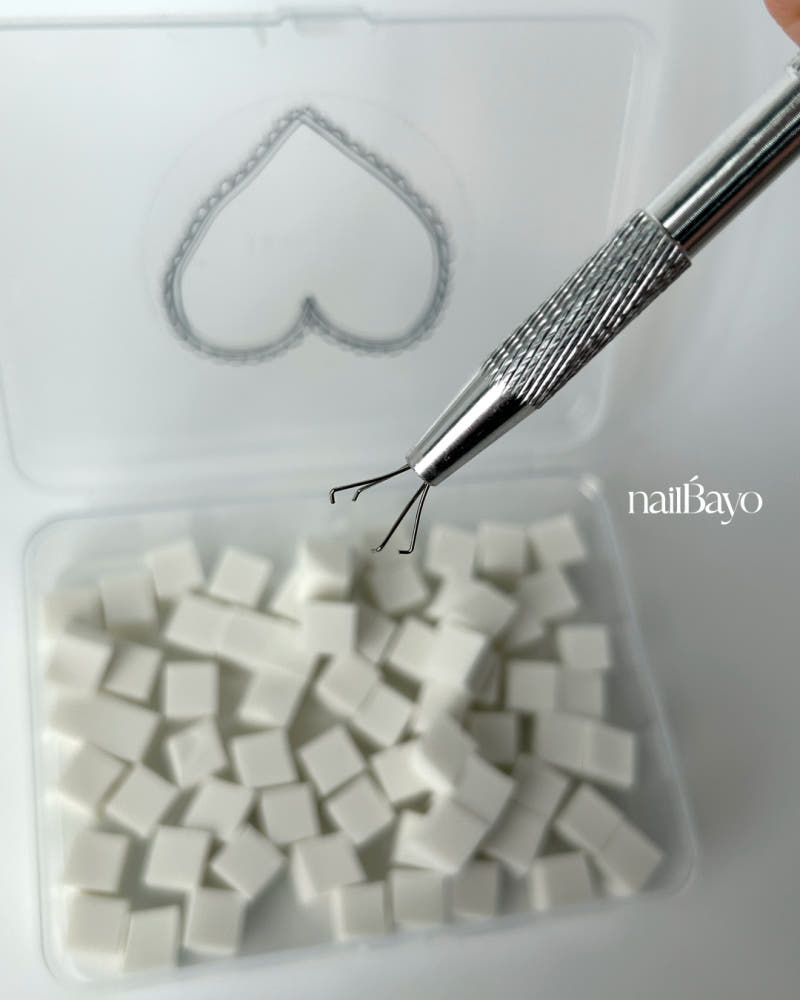 NAILBAYO Nail Art Sponges and picker