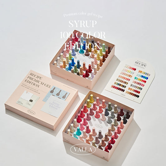 VALLA Syrup 100 Color Collection (100pcs) - Korean Gel Polish