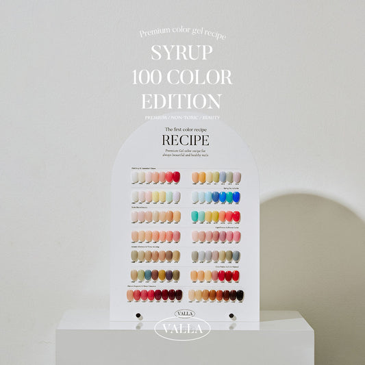 VALLA Syrup 100 Color Collection (100pcs) - Korean Gel Polish