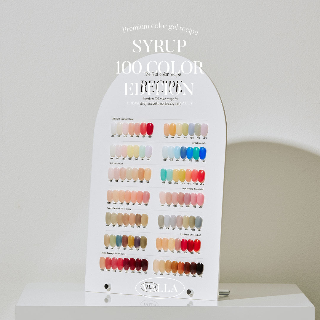 VALLA Syrup 100 Color Collection (100pcs) - Korean Gel Polish
