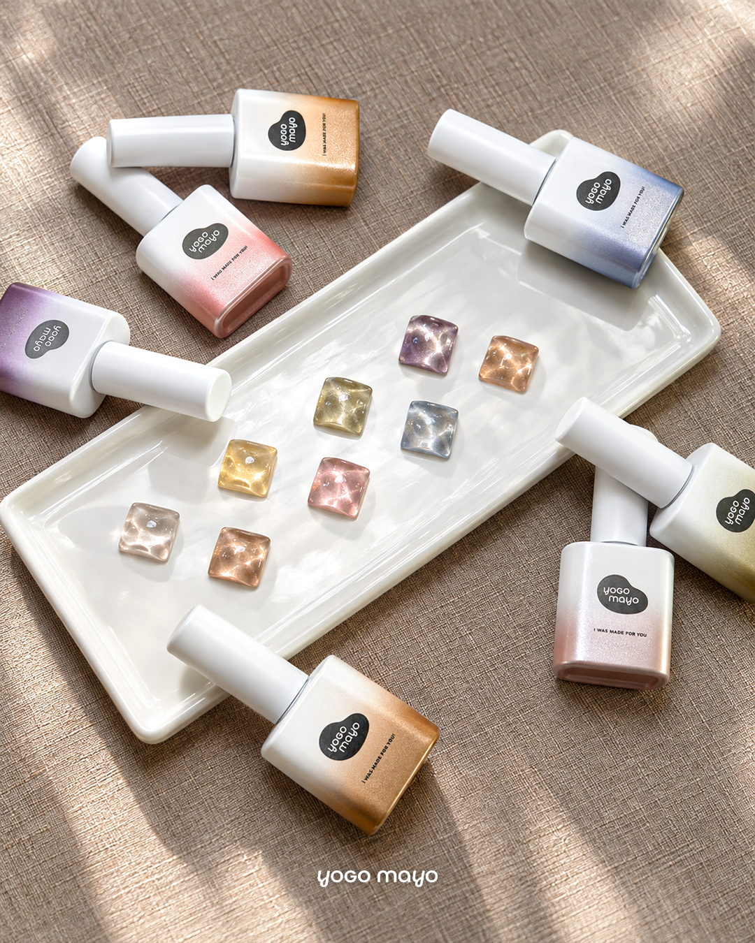 YOGOMAYO Tea Time Collection – 8 Magnetic Gel Colours (MM25–MM32)