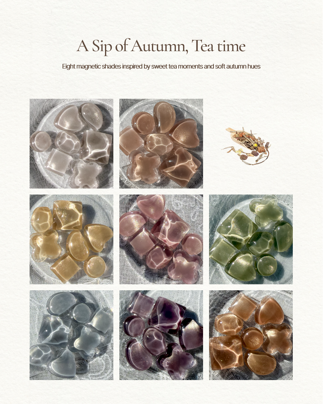 YOGOMAYO Tea Time Collection – 8 Magnetic Gel Colours (MM25–MM32)