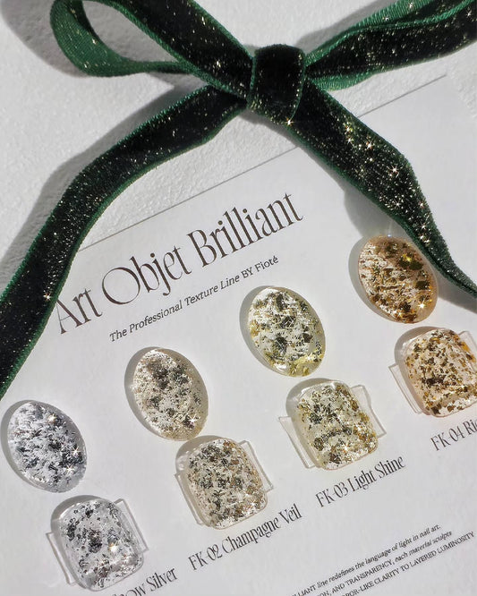 FIOTE FK01 Art Object Brilliant - Snow Silver - 2g - Nail Art