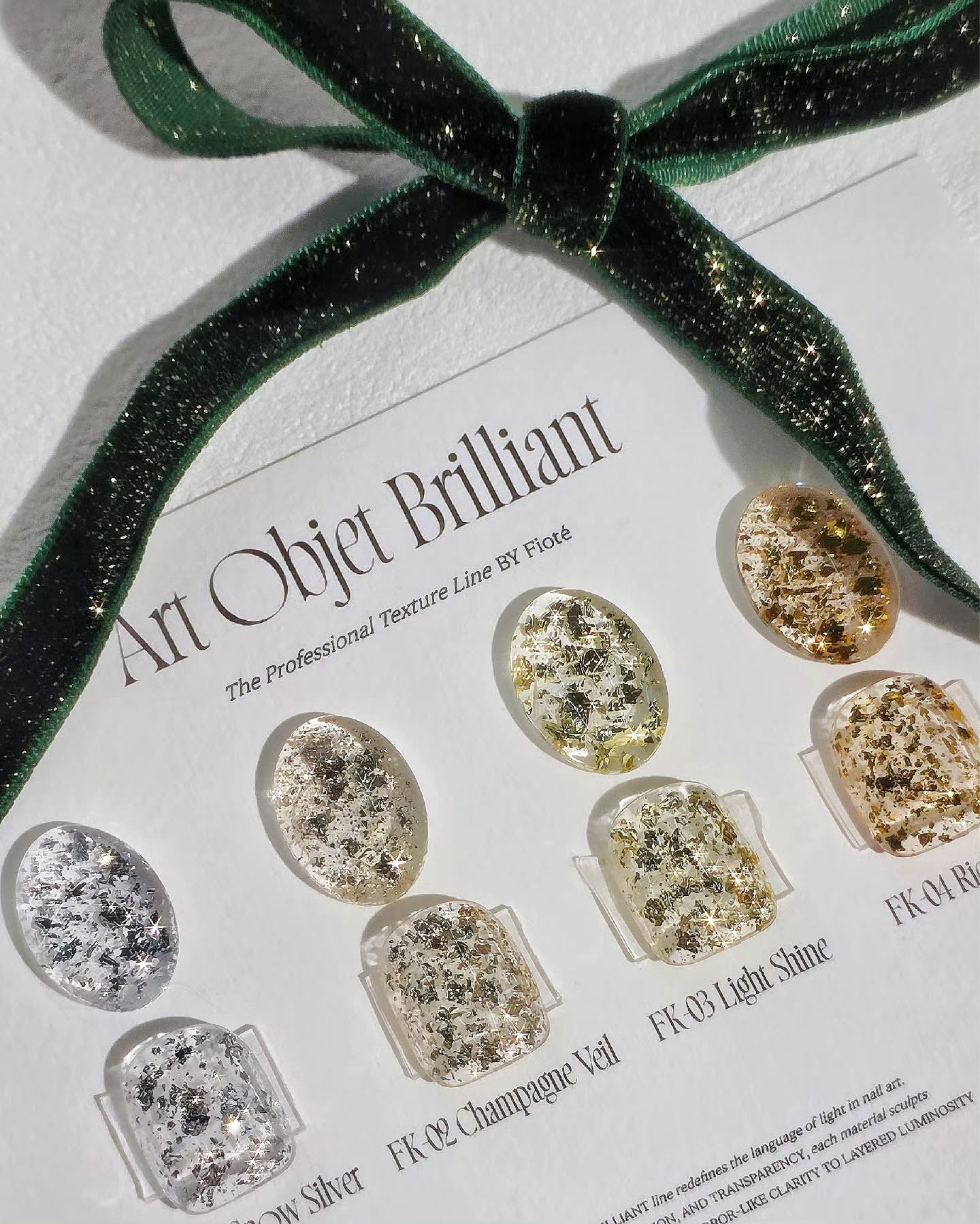 FIOTE FK02 Art Object Brilliant - Champagne Veil - 2g - Nail Art