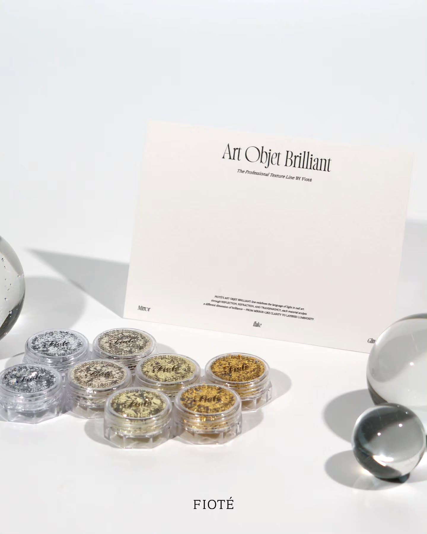 FIOTE FK02 Art Object Brilliant - Champagne Veil - 2g - Nail Art