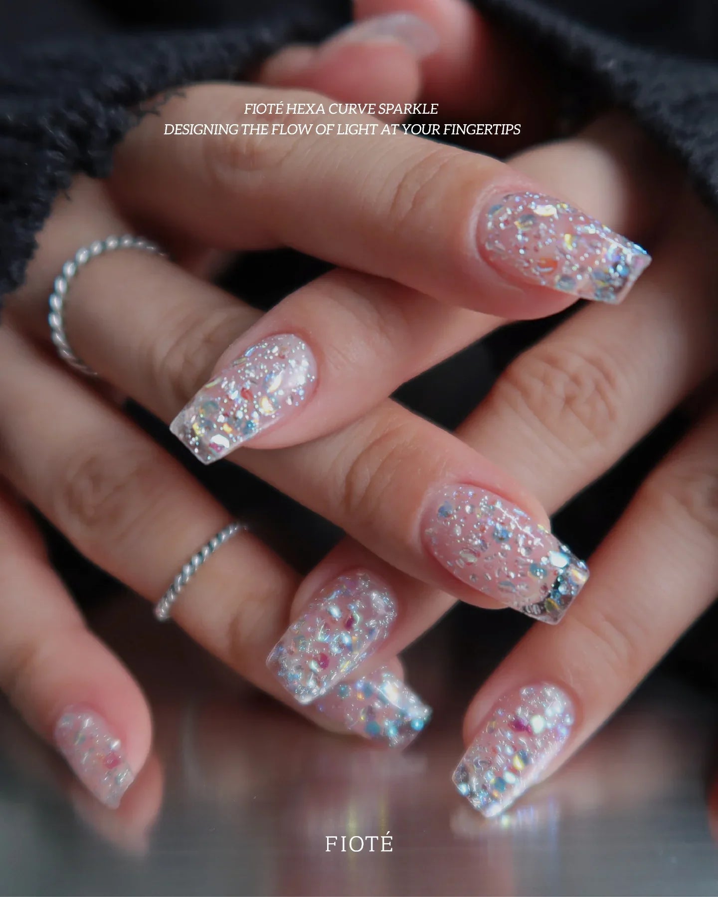 FIOTE HCS01 Hexa Curve Sparkle - Prism Shards - 2g - Nail Art