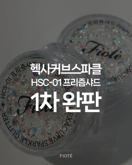 FIOTE HCS01 Hexa Curve Sparkle - Prism Shards - 2g - Nail Art