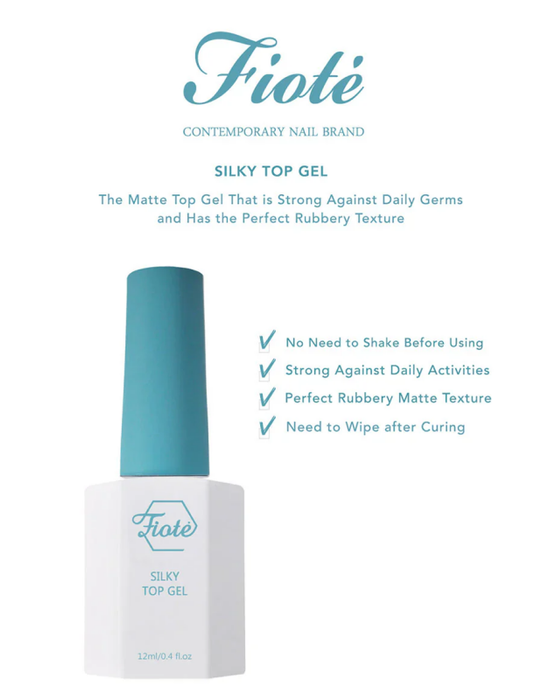 FIOTE Sliky Matte Top Gel - 12ml - Gel