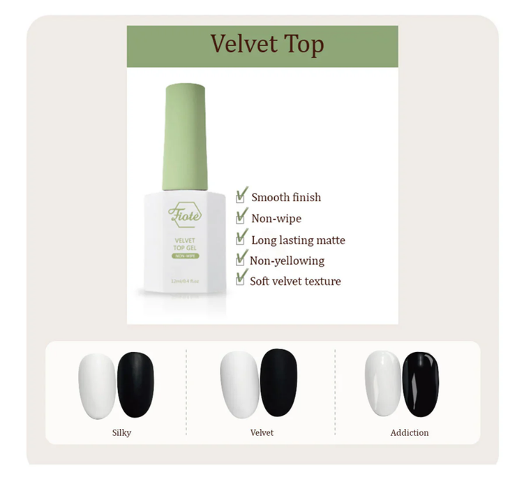 FIOTE Velvet Top Gel - 12ml - Gel