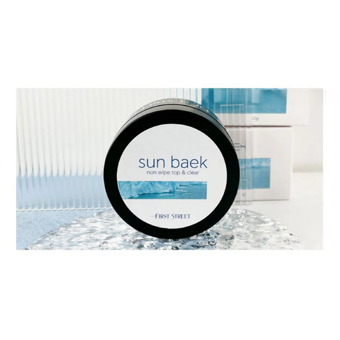FIRST STREET Sun Baek - Non Wipe top & Clear Gel (50g) - Gel