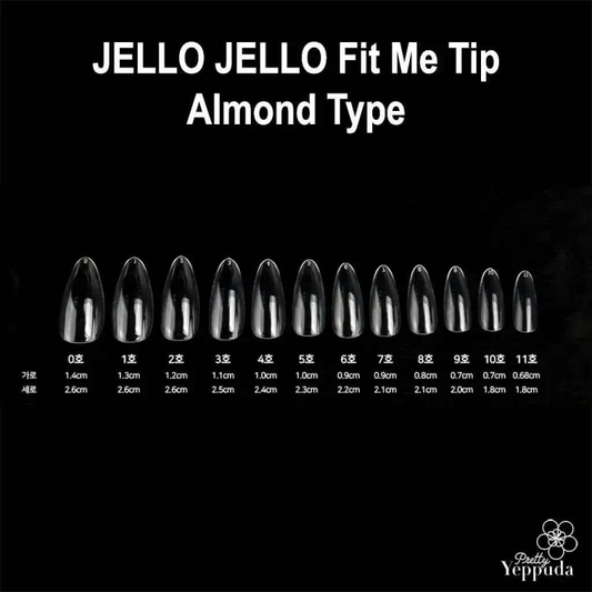 JELLO JELLO Fit Me Tip - Almond Type - Tools