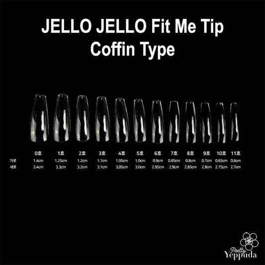 JELLO JELLO Fit Me Tip - Coffin Type - Tools