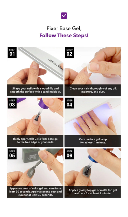 JELLO JELLO Fixer Base Gel New (10ml) - Gel