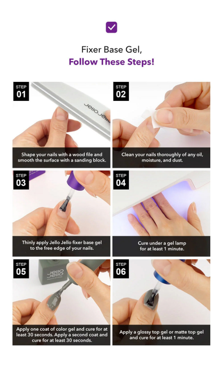 JELLO JELLO Fixer Base Gel New (10ml) - Gel