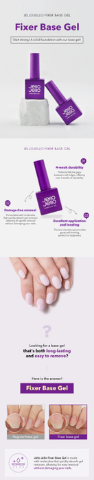 JELLO JELLO Fixer Base Gel New (10ml) - Gel