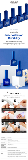 JELLO JELLO Glossy Top Gel New (10ml) - Gel