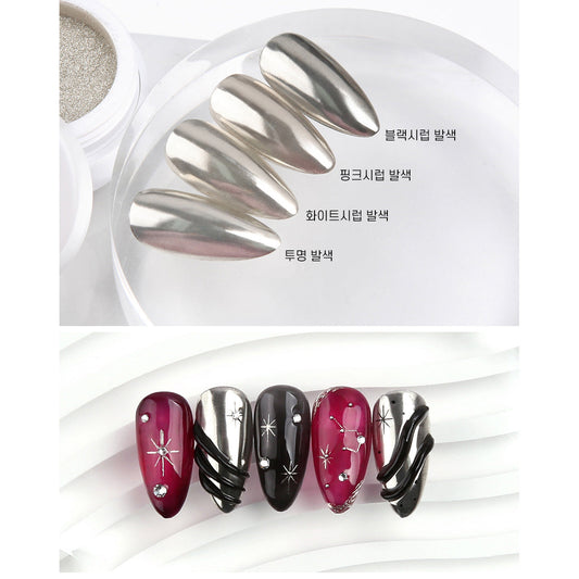 JELLO JELLO JP15 White Gold Mirror Powder - Nail Art