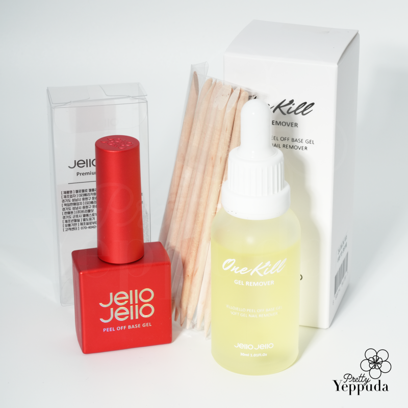 JELLO JELLO One Kill Remover + Peel Off Base Set - Gel